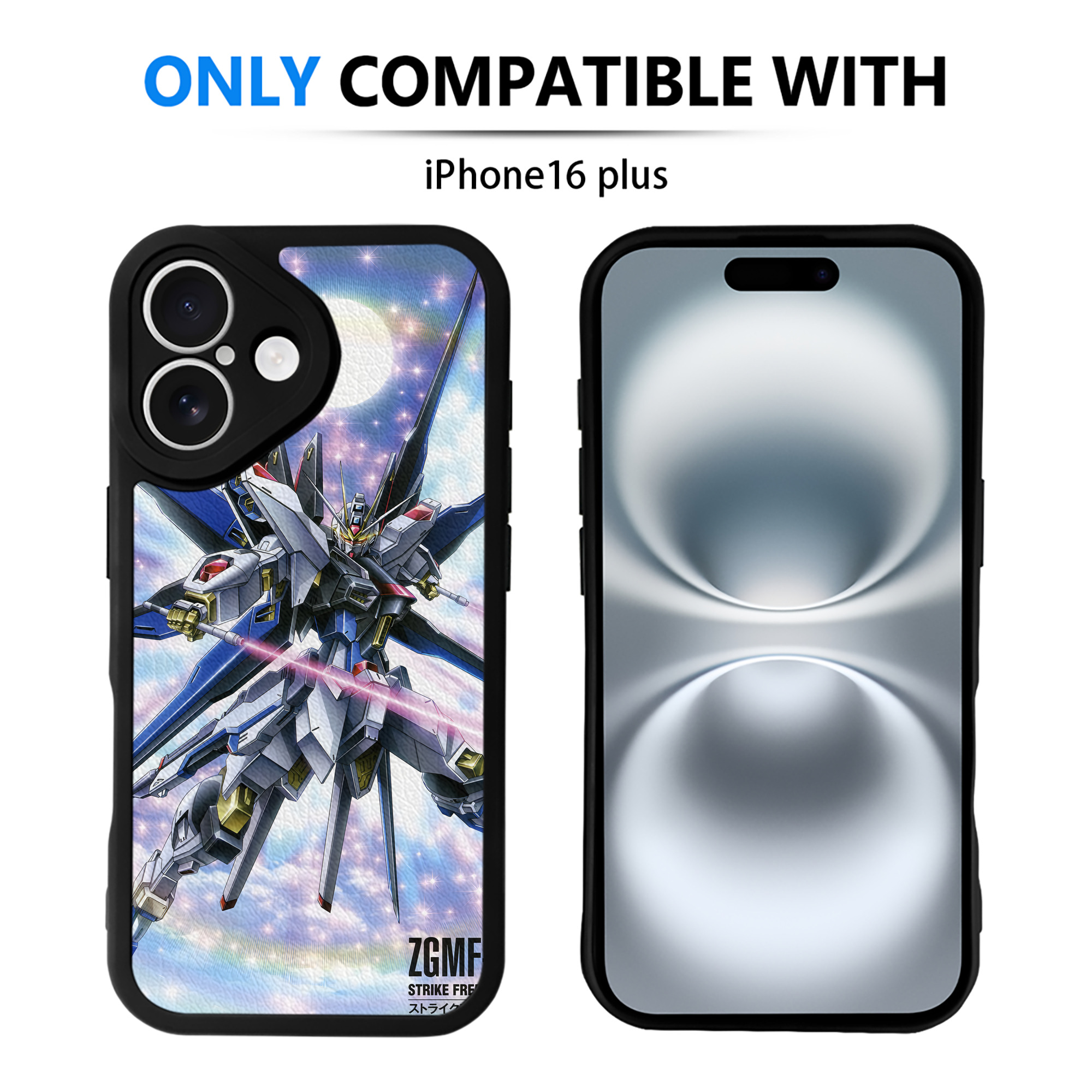 （画像用） 機動戦士ガンダム Mobile Suit Gundam 【iPhone 16シリーズ対応】シリコンスマホケース（レザー調） 材質：シリコン